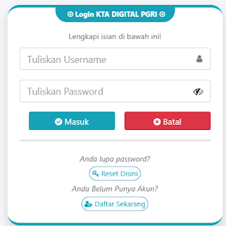 Register PGRI Merauke - Persatuan Guru Republik Indonesia Cabang Kabupaten Merauke